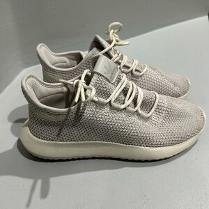 Adidas tubular shadow sneakers off white